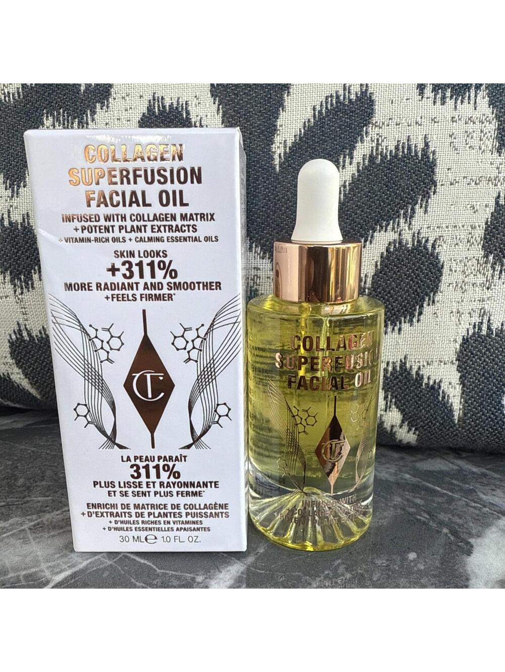 Charlotte Tilbury Collagen Superfusion Facial Oil 1.0 fl oz/30 ml, NIB